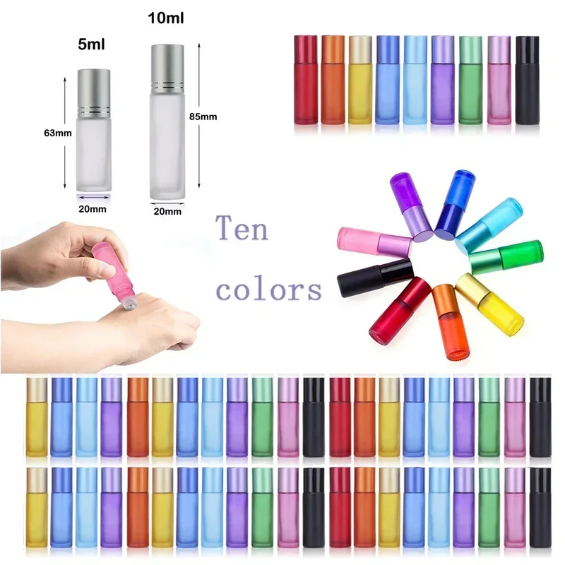 Perfume Atomizer Travel - 10/30/50 قطعة 5-10 مللي زجاجات دوارة