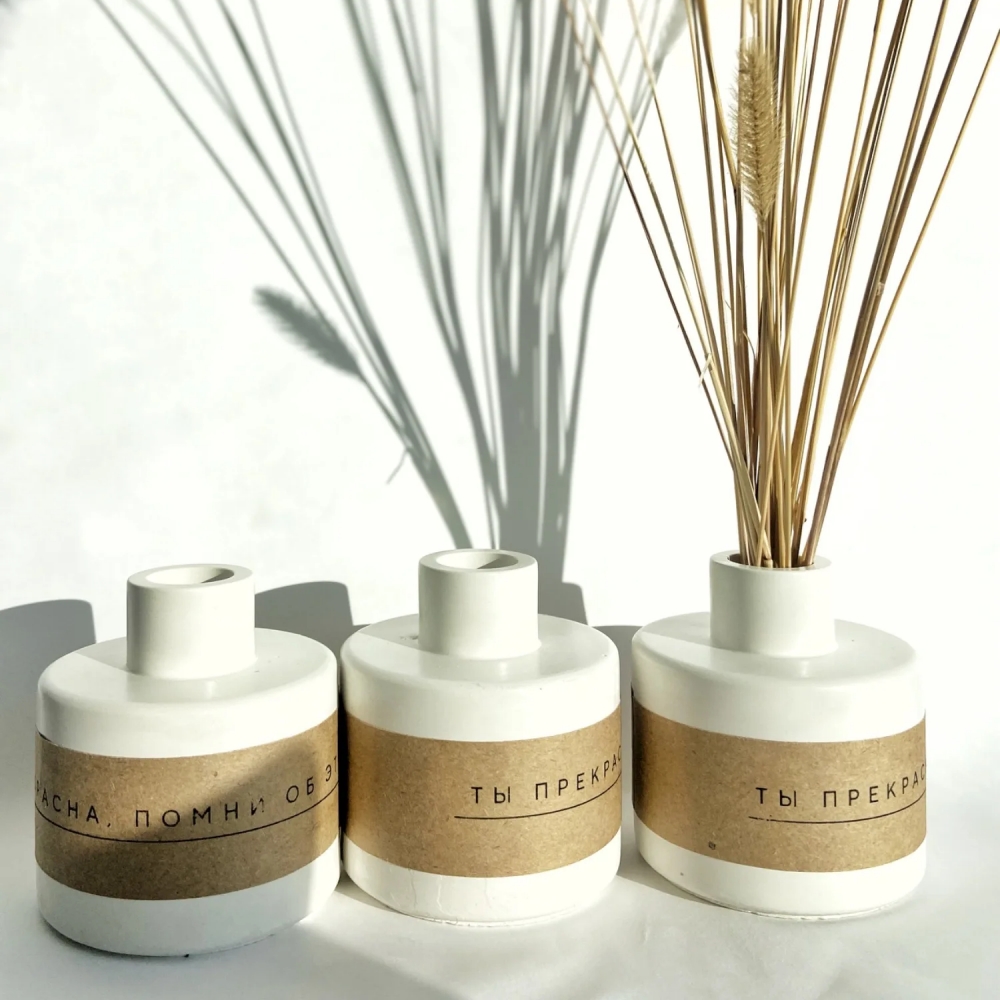 Home Fragrance Bottle - عطر زجاجة الطين قوالب السيليكون DIY