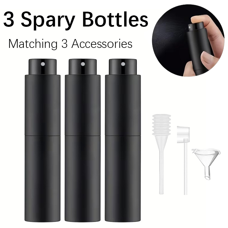 Perfume Atomizer Travel - مجموعة من 3 زجاجات عطر سعة