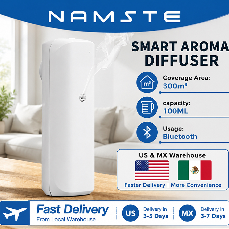 ناشر زيوت عطرية NAMSTE بتقنية  - مراجعة Home Fragrance For Diffuser وسعره