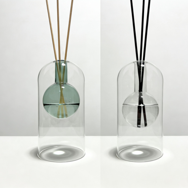 زجاجة ناشر عطر زجاجية مزدوجة ا - مراجعة Home Fragrance Bottle وسعره