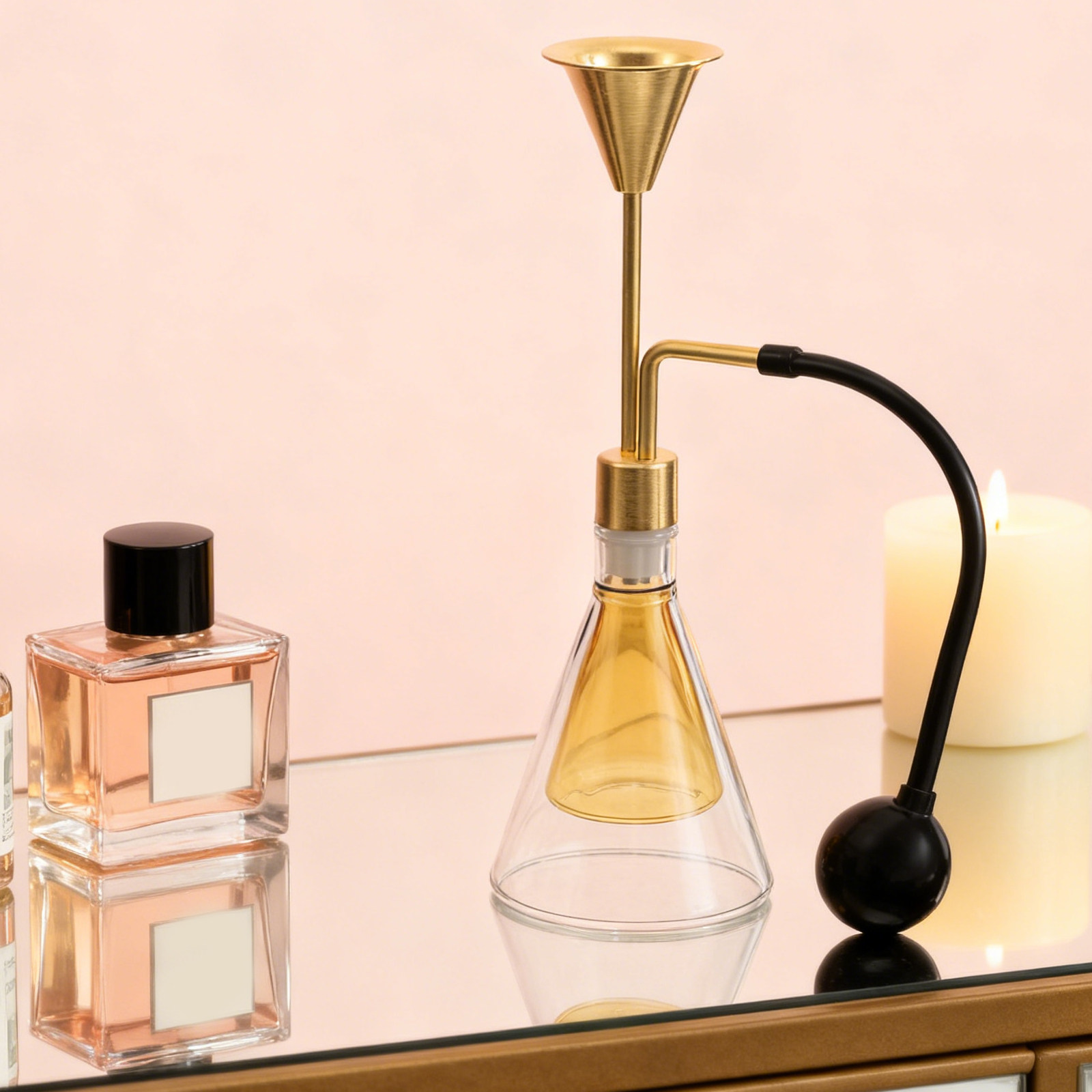 زجاجة عطر زجاجية مزدوجة الجدار - مراجعة Home Fragrances وسعره