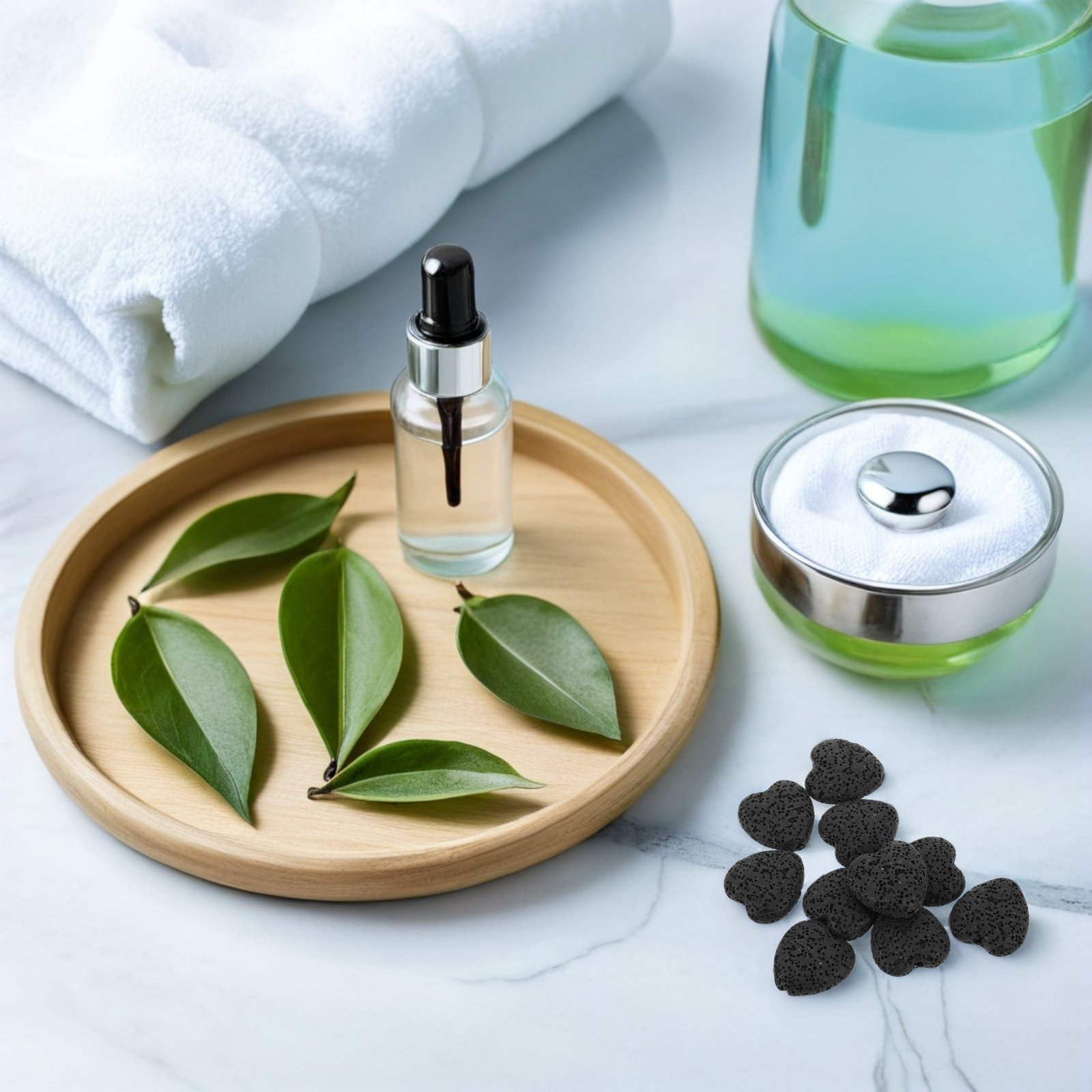 20 قطعة من أحجار اللّافا على ش - مراجعة Home Fragrances وسعره
