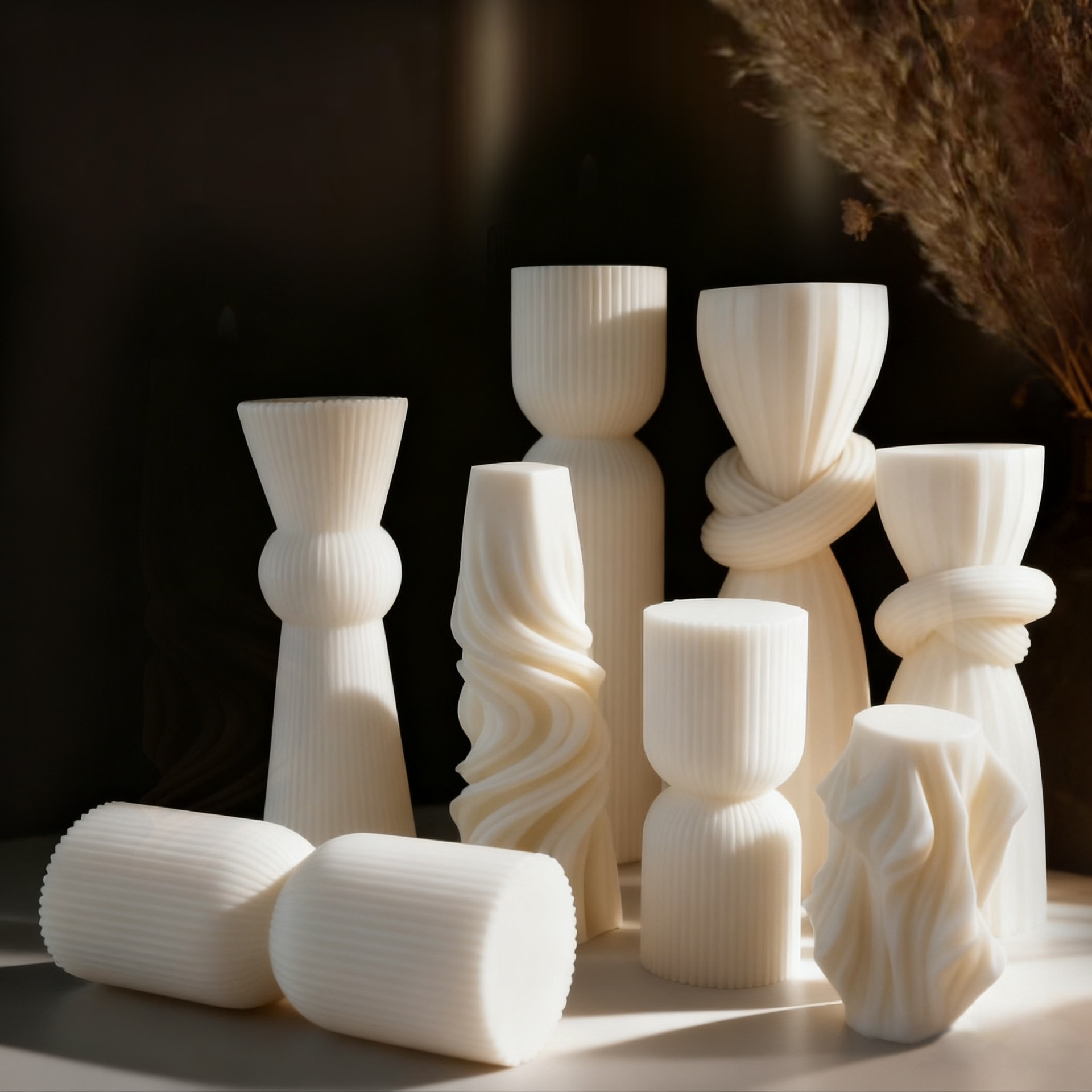 شمعة معطرة بيضاء بتصميم اسكندن - مراجعة Home Fragrance Brands وسعره