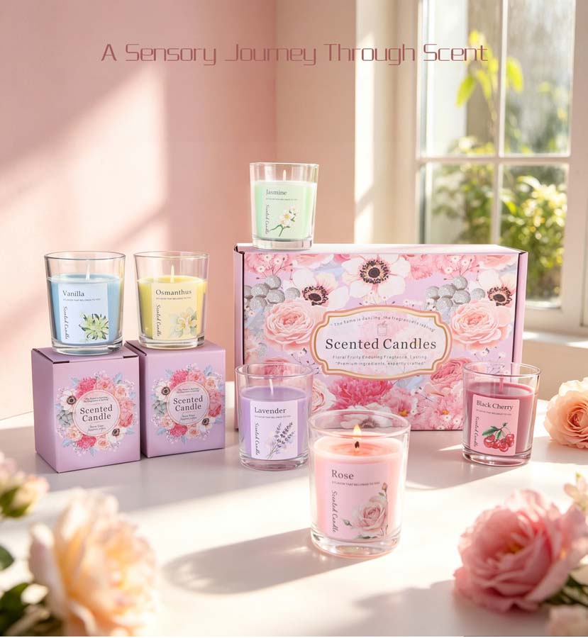 مجموعة هدايا شموع معطرة للعلاج - مراجعة Home Fragrance Gift Set وسعره