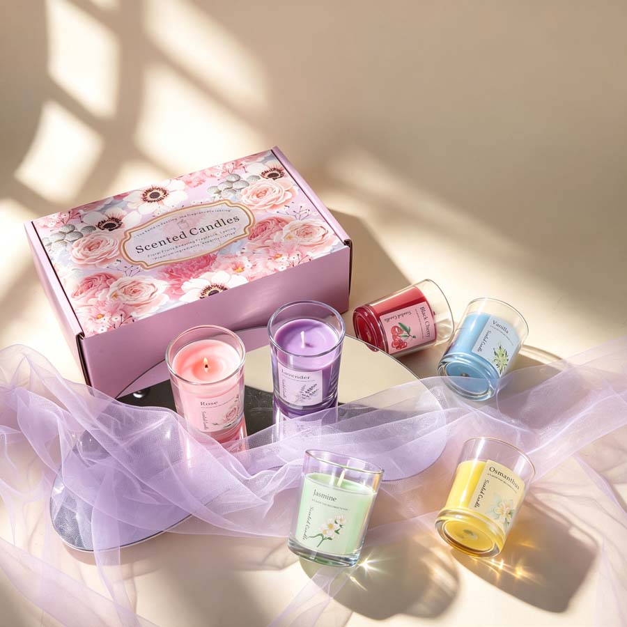 مجموعة هدايا شموع معطرة للعلاج - مراجعة Home Fragrance Gift Set وسعره